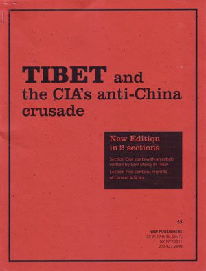 Book Cover: Tibet and the CIA’s anti-China crusade